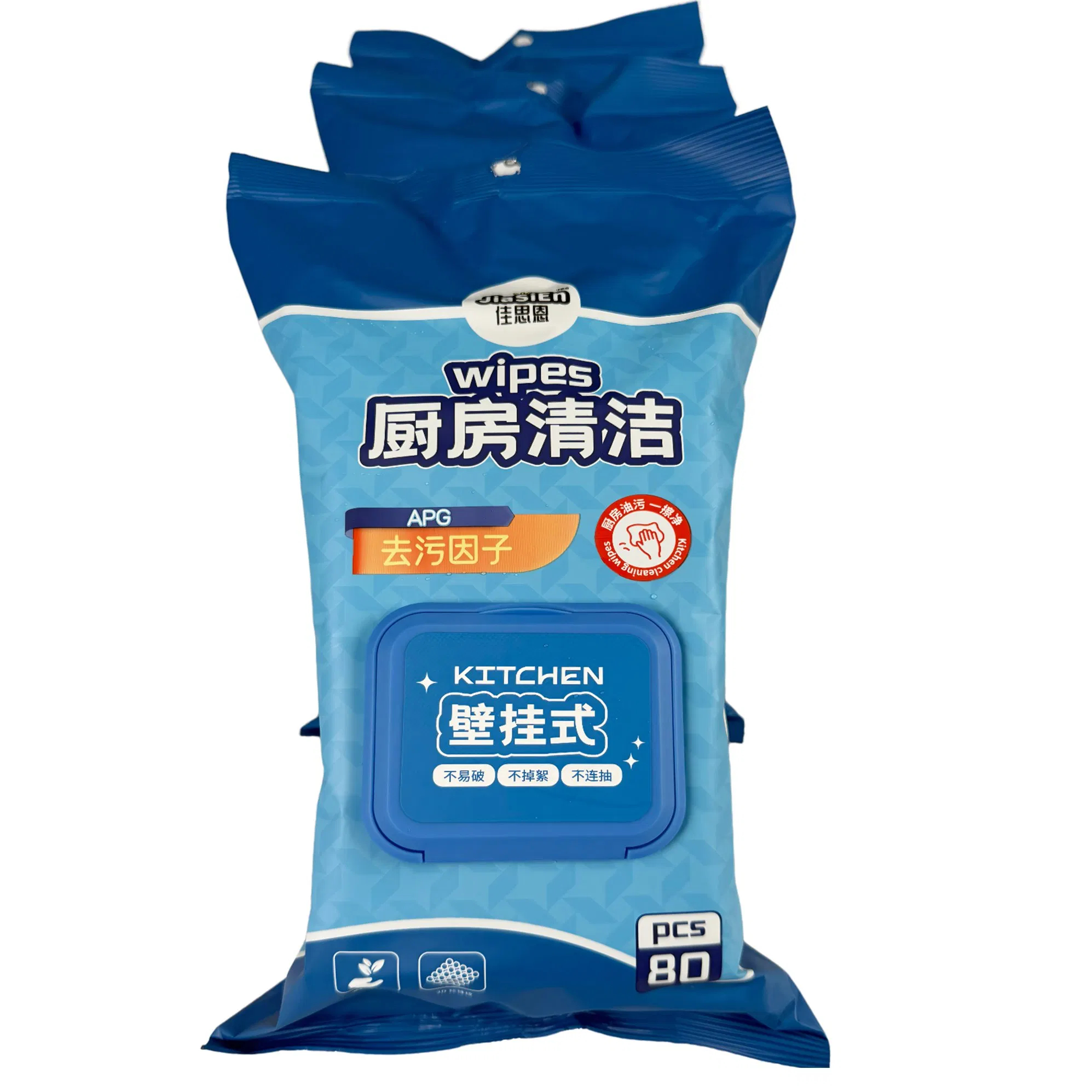 Sanitary Antibacterial Cheap Household Cleaning Wet Tissues for Home and Office