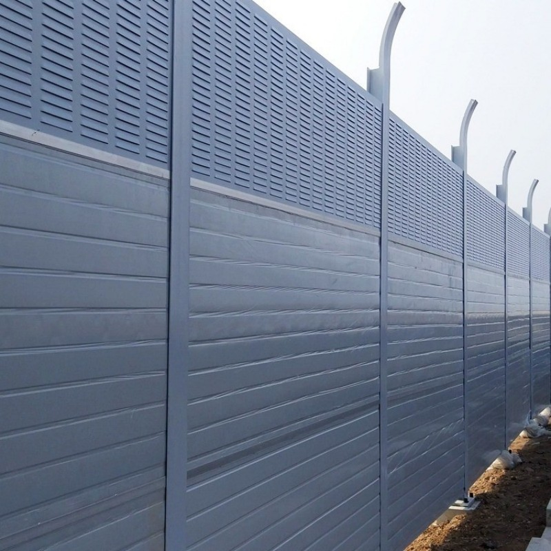 Vertical Double Opening Soundproof Shutters Modern Simplicity Waterproof Exterior Wall Outdoor Fence Barrier