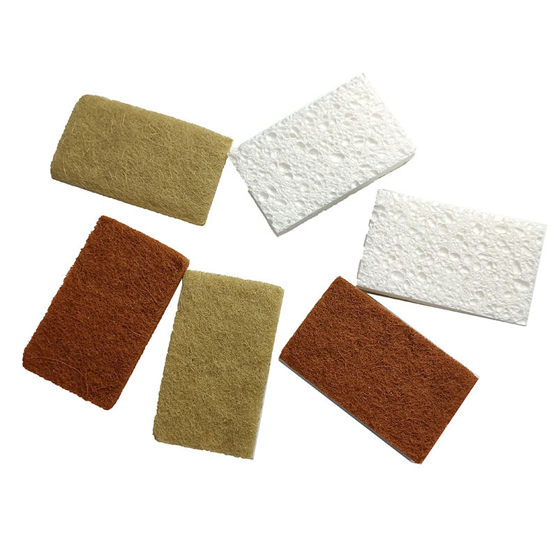 Household Nano Car Kitchen Cleaning Product Drying Towel Scrubber Detailing Bath PVA Dish Non Woven Abrasive Duster Sponge Scouring Pad Cloth Scourers with Net
