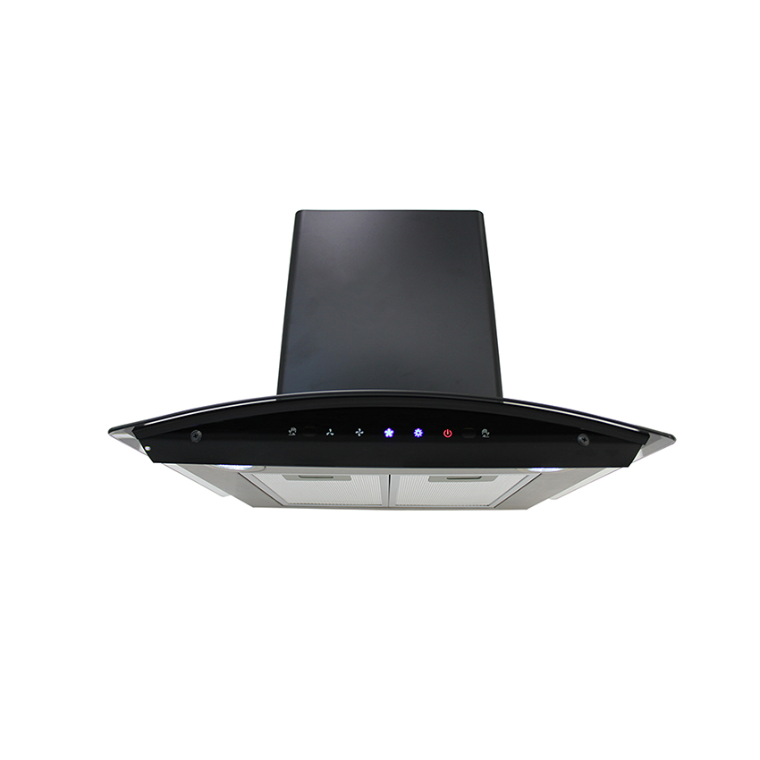 60cm Super Suction Curved Kitchen Hood Wall-Mounted Classical Curved Range Hood