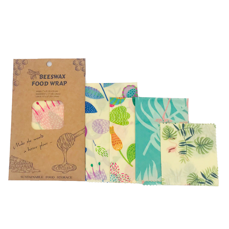 Vegan Wax Wraps Zero Plastic 100% Biodegradable