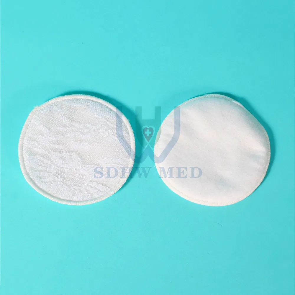 Factory Price Reusable Organic Bamboo Breast Nursing Pad Baby Washable Contoured Bra Pads with Bag
