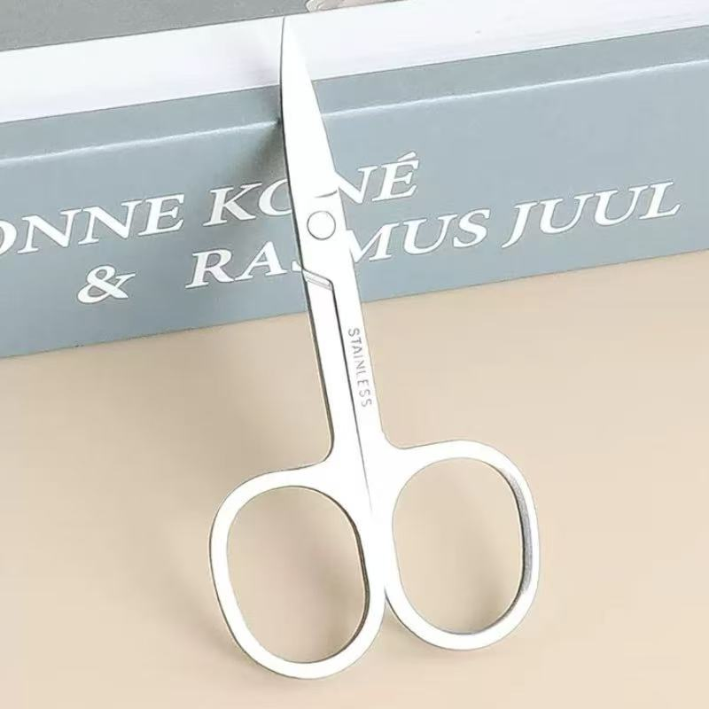 Original Factory Direct Stainless Steel Nose Hair Tip Beauty Tool Eyebrow Scissors