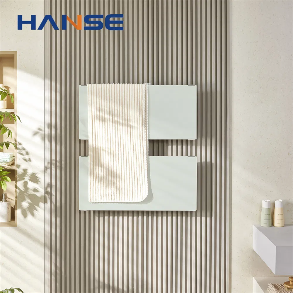 High Quality Electric Heated Warm Panel Towel Warmer Hanger Wall Mounted Bathroom Towel Rack For Sale