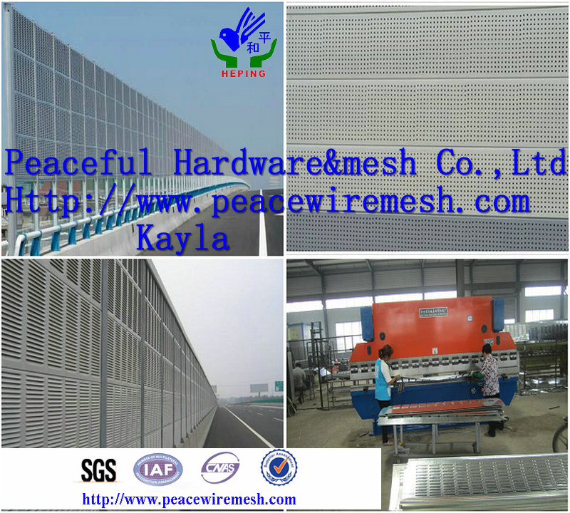 Highway Railway Sound Noise Barrier Wall Fence Factory
