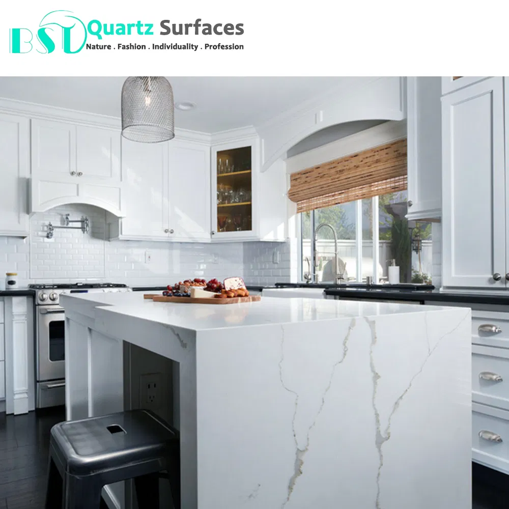 Calacatta White Artificial Quartz Stone Slab