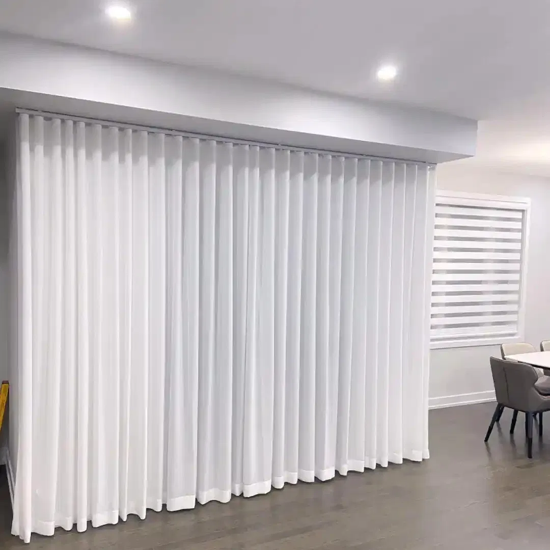 Hot Selling Window Sill Sunshade Special Wave Shaped Folding Curtain Square Track