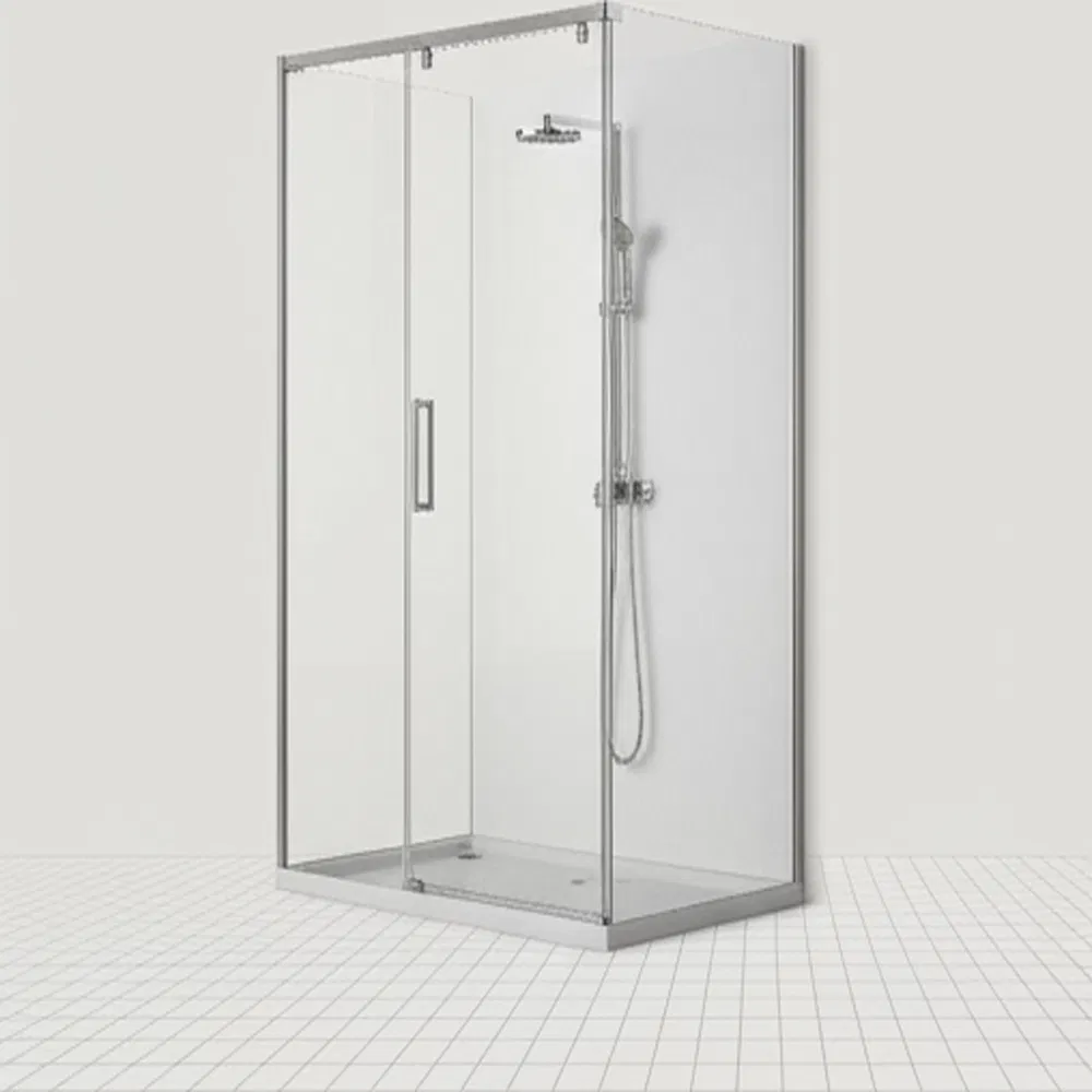 Sleek Frameless 8mm Tempered Glass Shower Door System