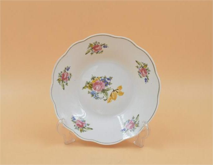 6-10 Inch Cut Edge Soup Plate Porcelainware Ceramics Tableware