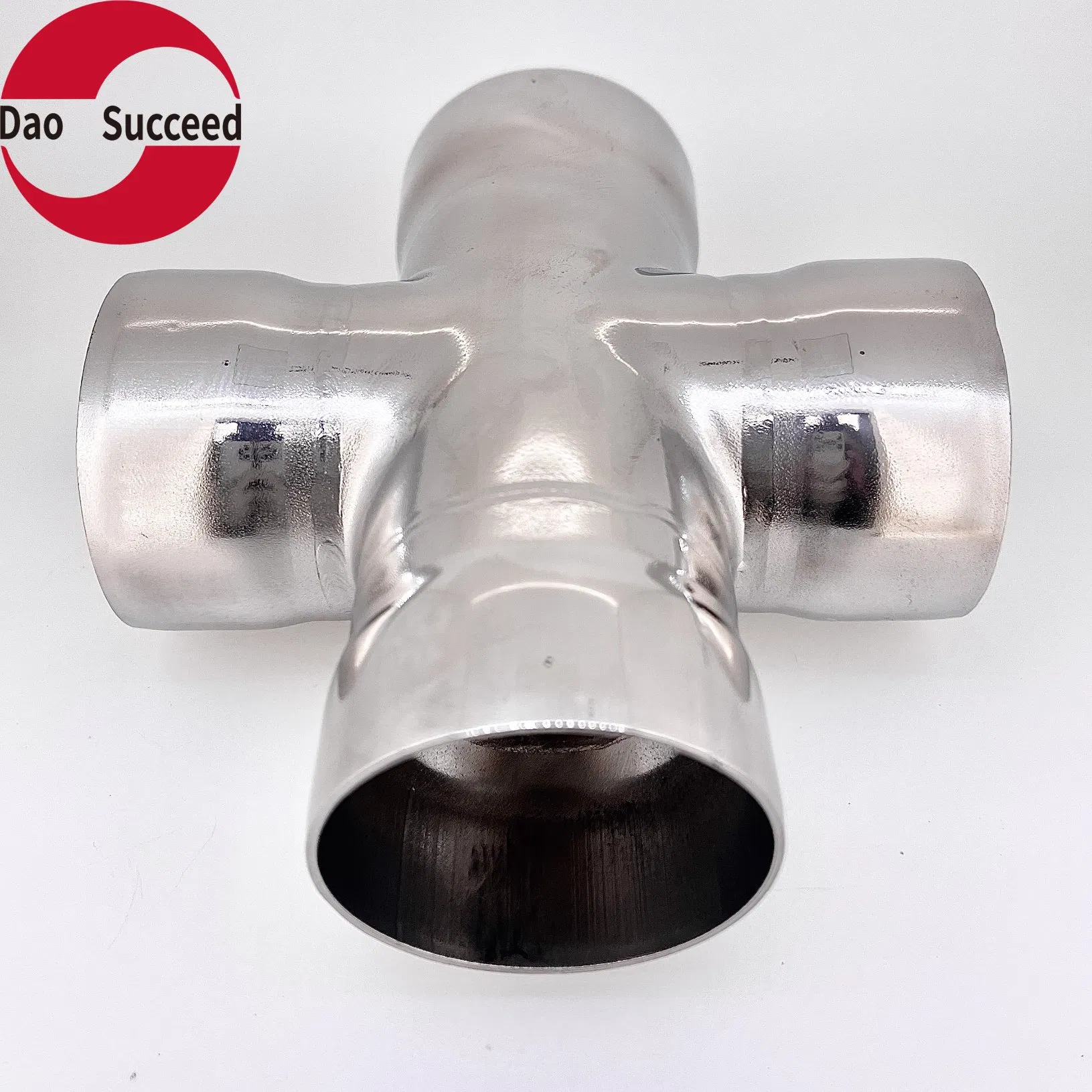 100mm Socket-Weld Plumbing Fittings Straight Cross Stainless Steel