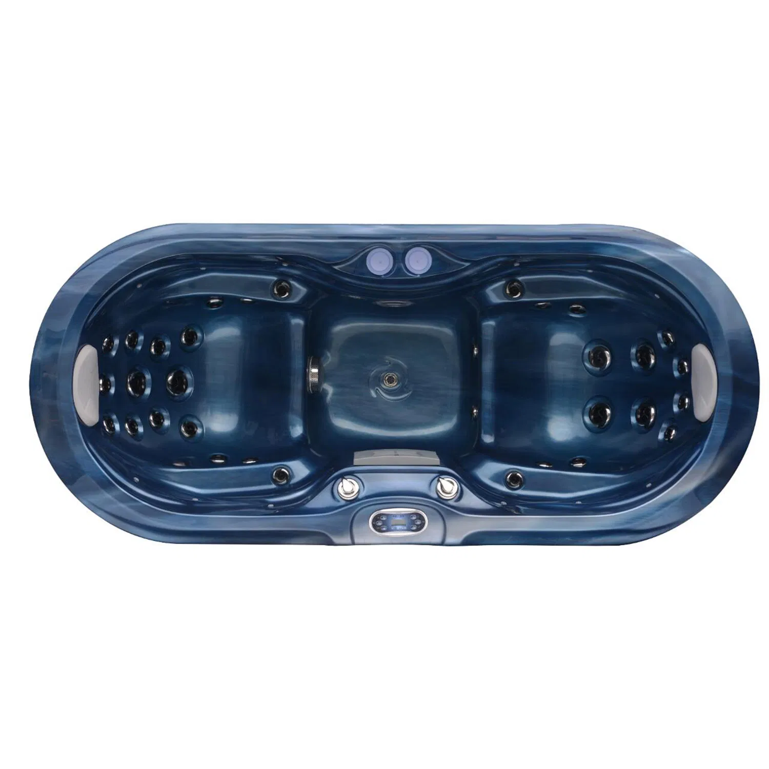 Угловая акриловая гидромассажная ванна Aifeel на 2 персоны