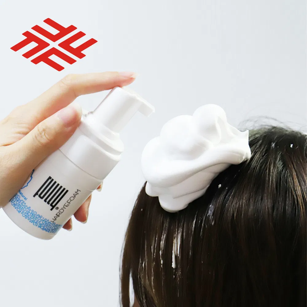 Fully Fastcolor Mousse New Arrival Magic Black Hair Shampoo with Permanent Dye Free Sample Factory OEM