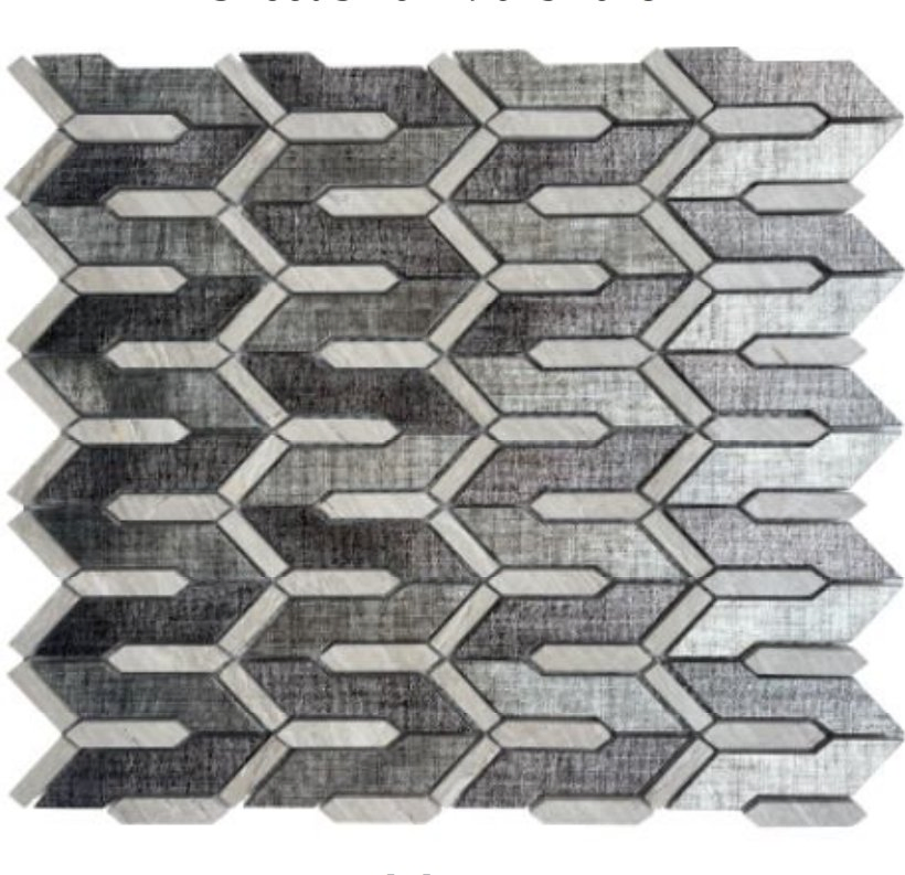 Stylish Zi Shaped Aluminum Mosaic Tiles for Stunning Wall Decor