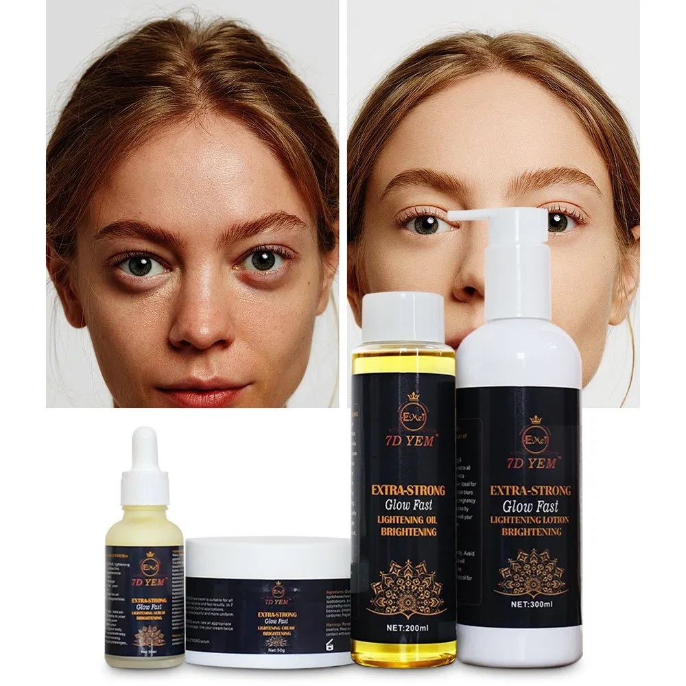 Whitening Skin Set Hot Selling Lightening Skin Dark Repair Cream Natural Whitening Anti-Aging Formula Nourishing Hydrating Skin Care Set