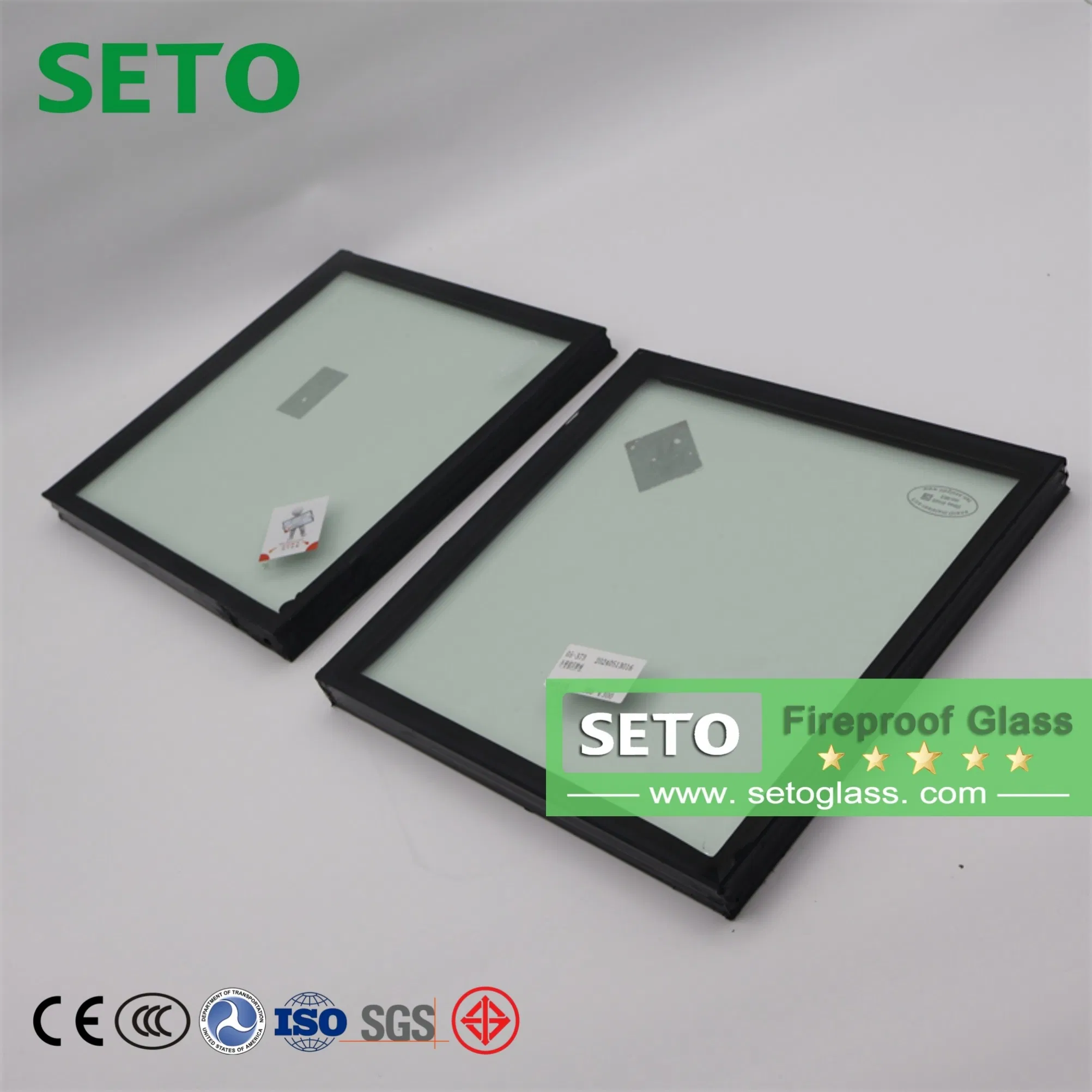 Antifires Fire Rated Glass for Office Buildings Business Centers Partition Wall Window