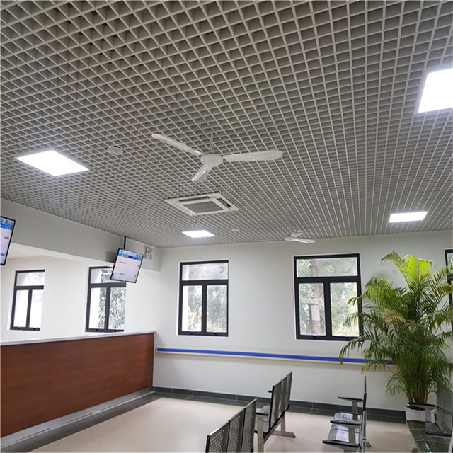 Pop Wooden Customized Color Aluminum Open Cell Ceiling Metal Grid Ceiling