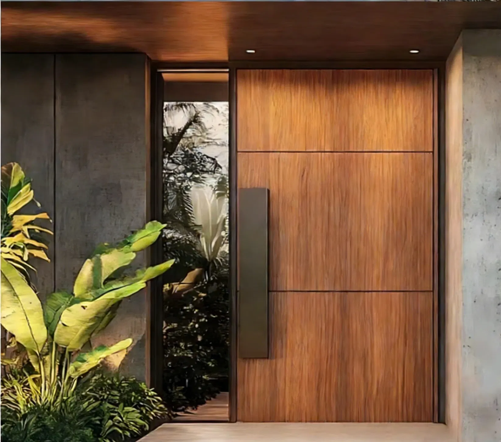 Finished Exterior Aluminium Steel Entry Security Safety Door