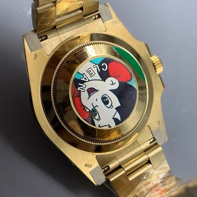 Super Watch, a 40mm All-Gold Black One From C Factory in a New Batch, Has a Dandong 3135 Movement Equipped.