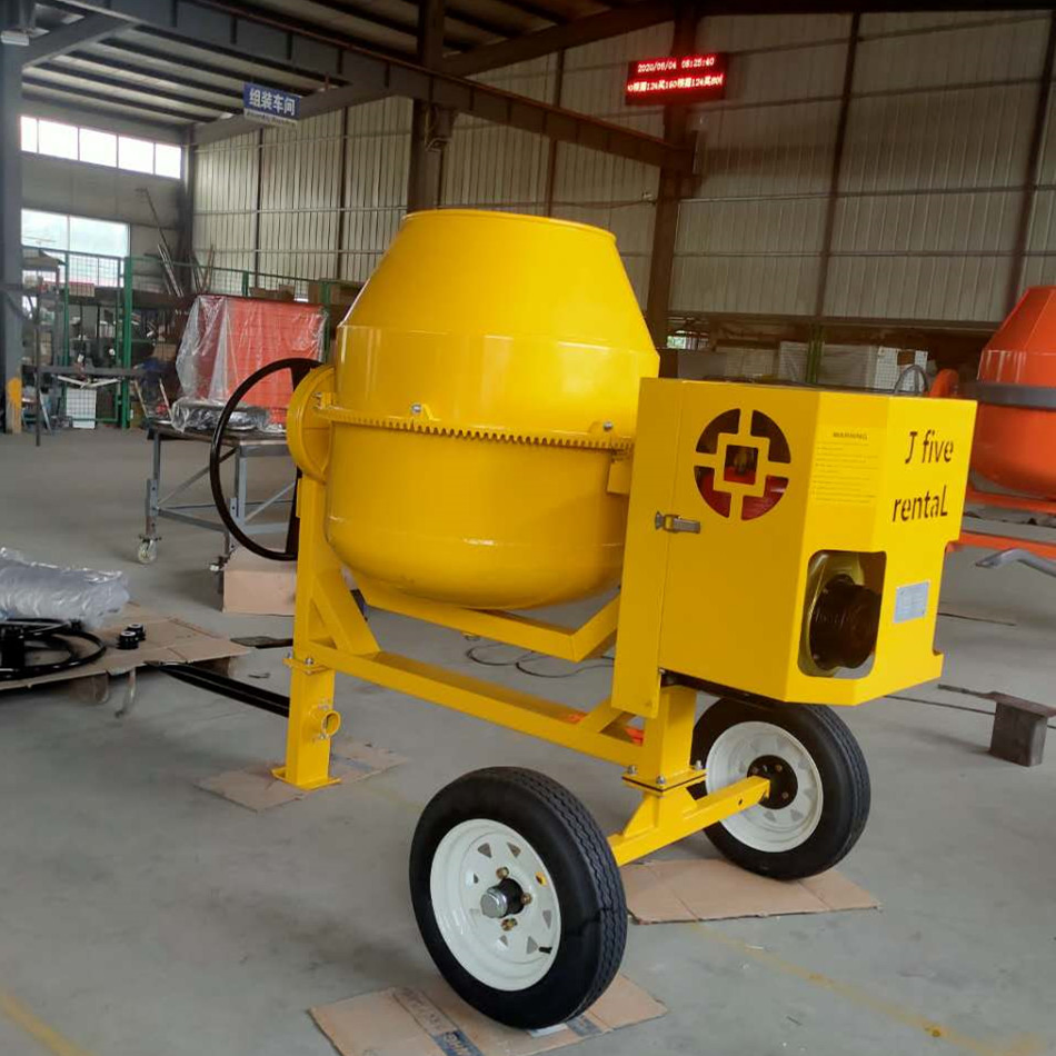 portable 500L Diesel Motor Concrete Mixing Mixer