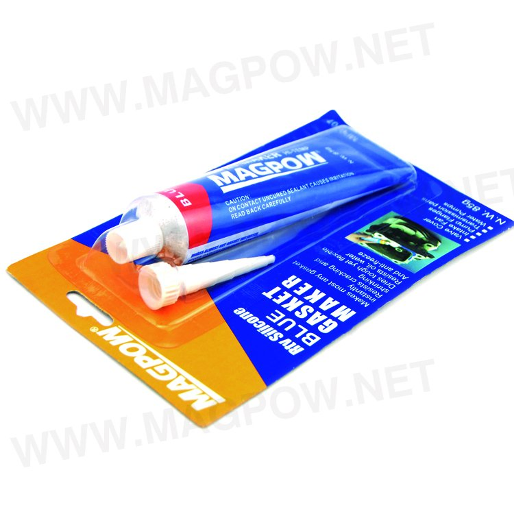 High Temperature Waterproof Fireproof Blue RTV Silicone Sealant Gasket Maker Adhesive