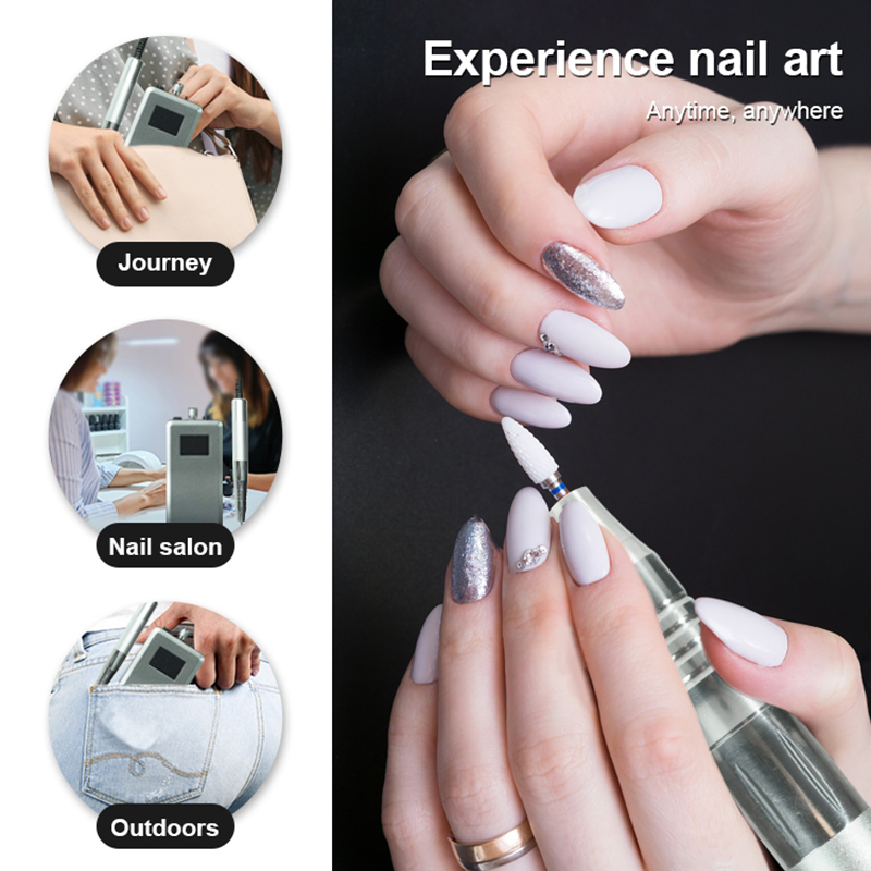 2086 at-Ndb-152 with B9 New Mould Brushless Handpiece Nail Drill