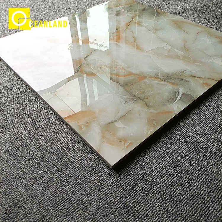 New Design Natural Stone Look Polished Porcelain Interior Floor Tiles