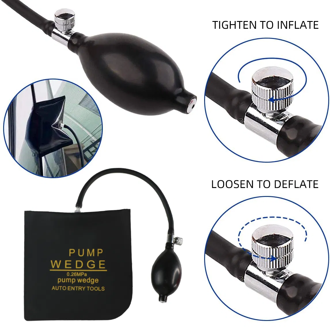 Long Reach Grabber Locksmith Emergency 20 PCS Vehicle Door Unlocking Car Repair Tool Kit