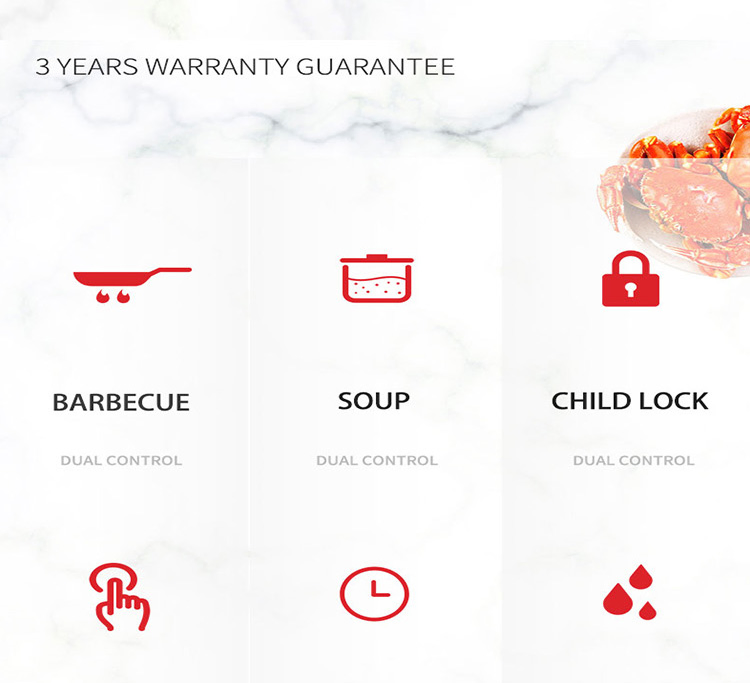 Black Vitro Ceramic Glass Plate Burner Infrared Cooktop