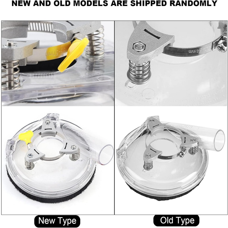 5 Inch Dust Shroud for Grinder Polihser Connect with Vacuum Cleaner (DS05)