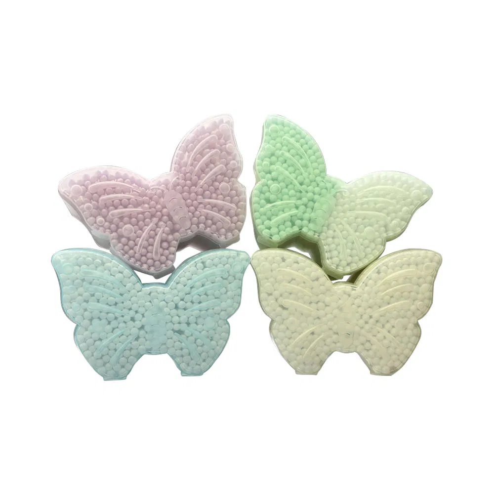 300 Pieces of Double-Ended Bamboo Stick Cotton Swabs in a Butterfly-Shaped Box.