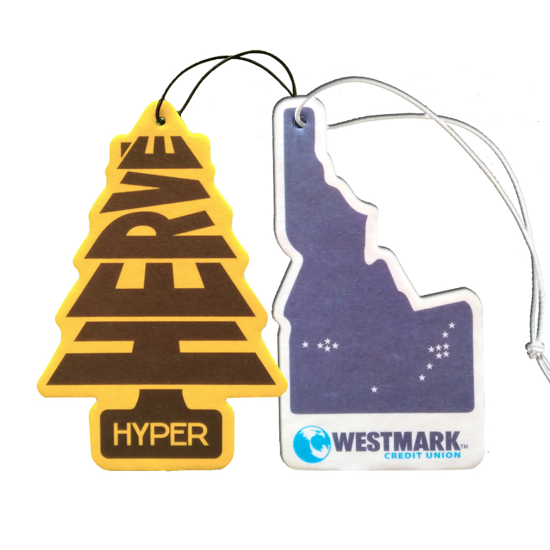 Promotion Gift Paper Car Air Freshener with Car Perfume