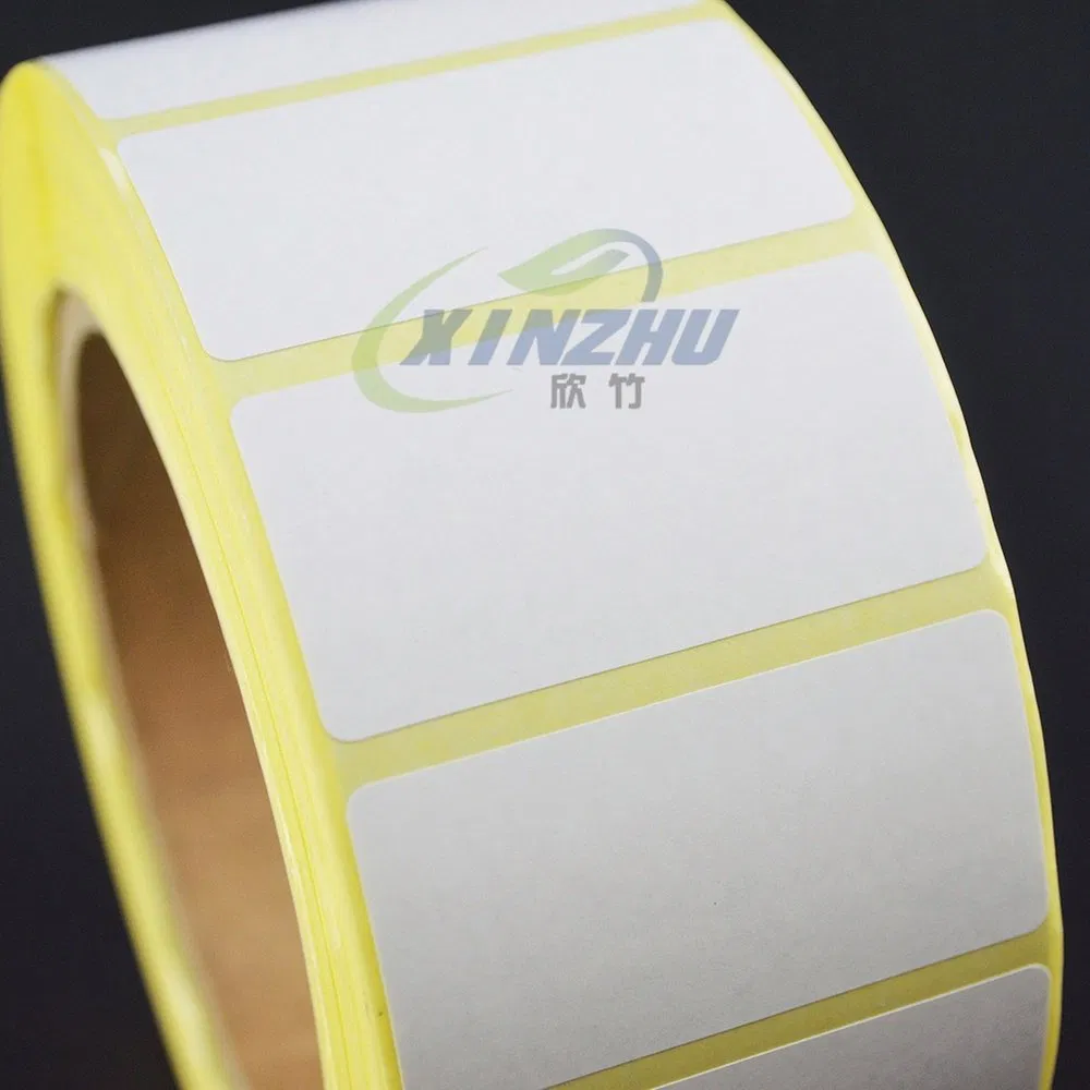 Custom 60mmx40mm Direct Thermal Sticker Waterproof Barcode Label Thermal Label Sticker