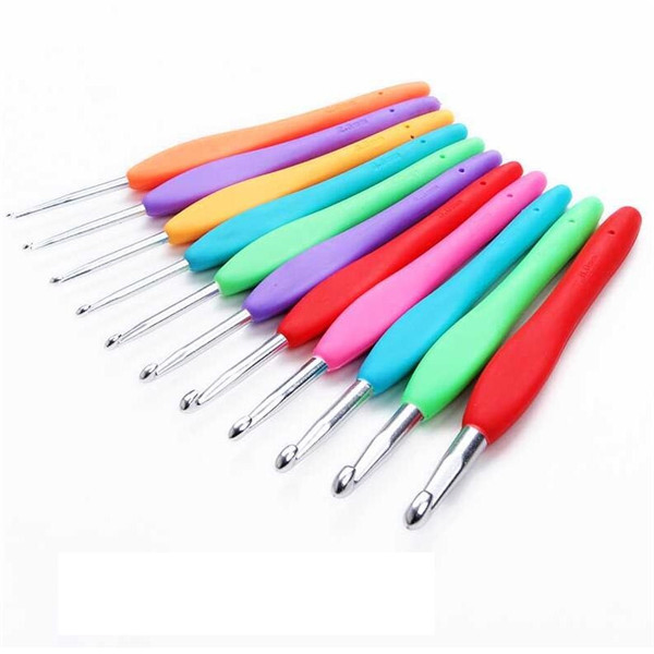 Aluminum or Iron Material Crochet Hook with Handle From China Factory