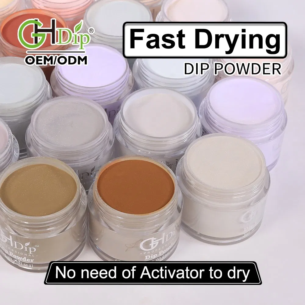 Custom Private Label Fast Drying Acrylic Nail Dipping Powder Colors
