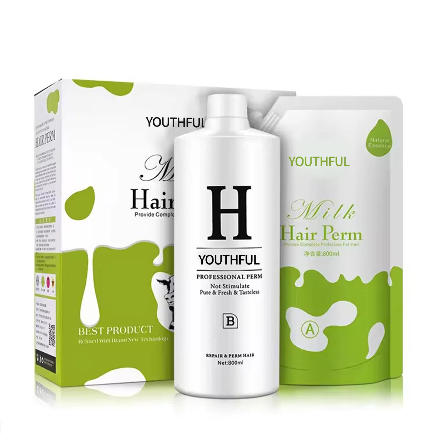 800ml*2 Non-Invasive Keratin Hair Straightening Cream
