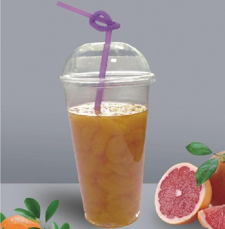 Эко-чашка для напитков 24oz, одноразовая, разноцветная