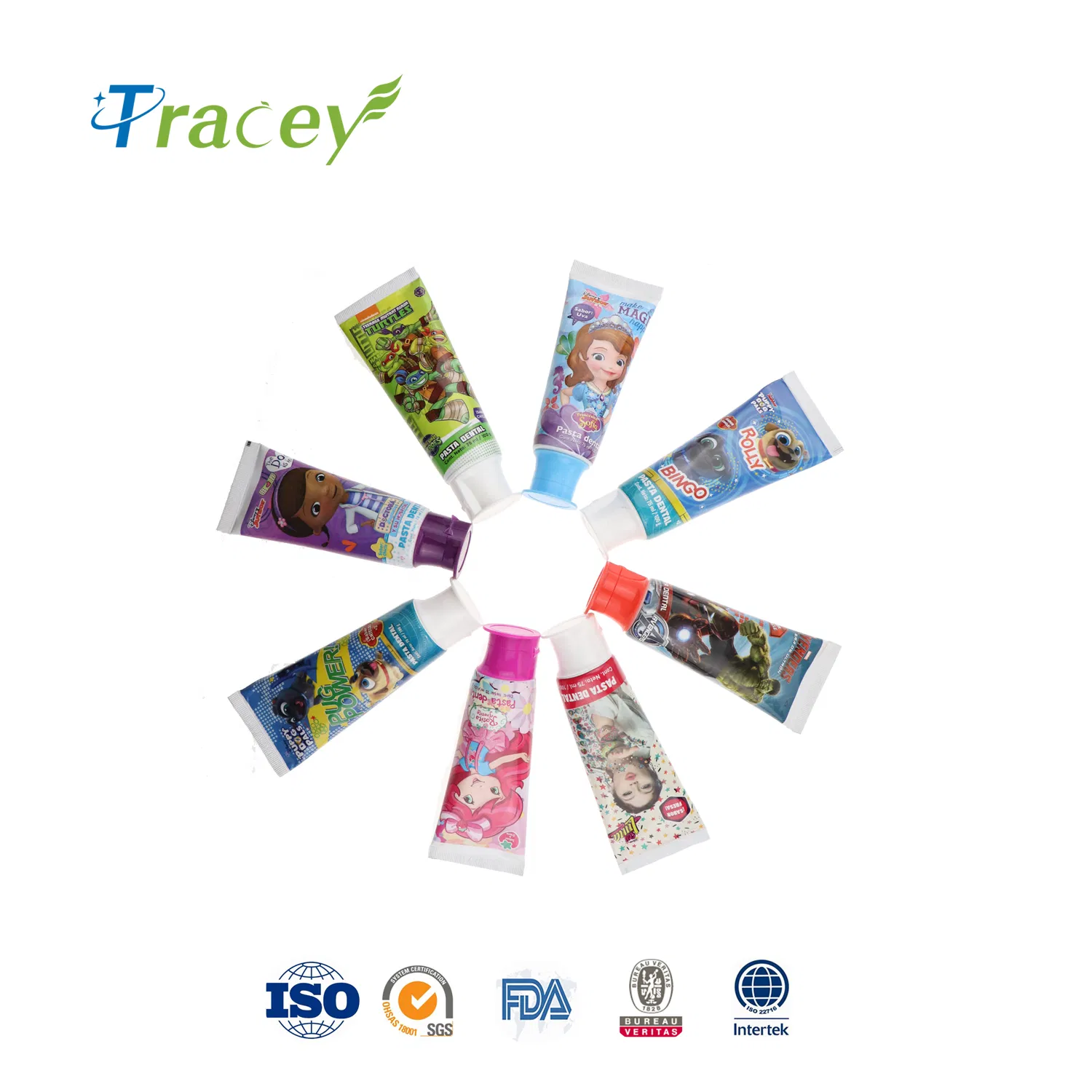 75g Eco Friendly Toothpaste Fruity Strawberry Stain Removal Toothpaste for Kids
