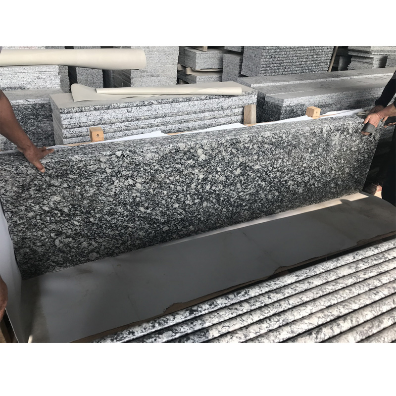 Spray White Granite Sea Wave Flower Granite Countertop