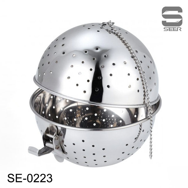 14cm Stainless Steel Rice Ball - Rice Cooker - Rice Steamer - Fish Soup Sphere