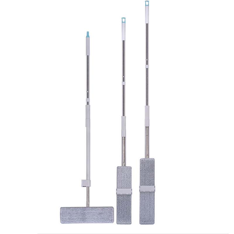 Hand Free Squeeze Mop Flat Mop Clean Mop 360 Degree Rotating Mop for Home Office Cleaning Floor Cleaning Mop Spin Mop 2-in-1 Dry & Wet Lazy Mop