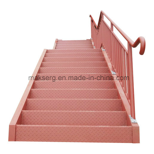 Australian ASTM Steel Straight Staircase with Primer for Factory and Warehouse