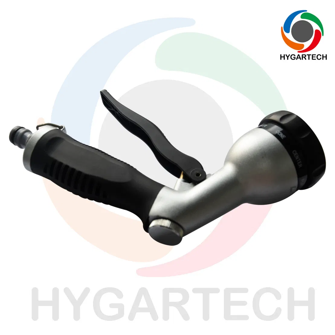 Металлическая насадка-пистолет для шланга с 8 режимами