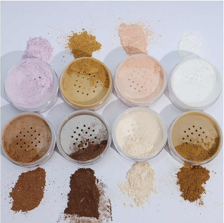 OEM Matte Waterproof Oil Control Makeup Settingpowder Brighten Concealer Powder 20g