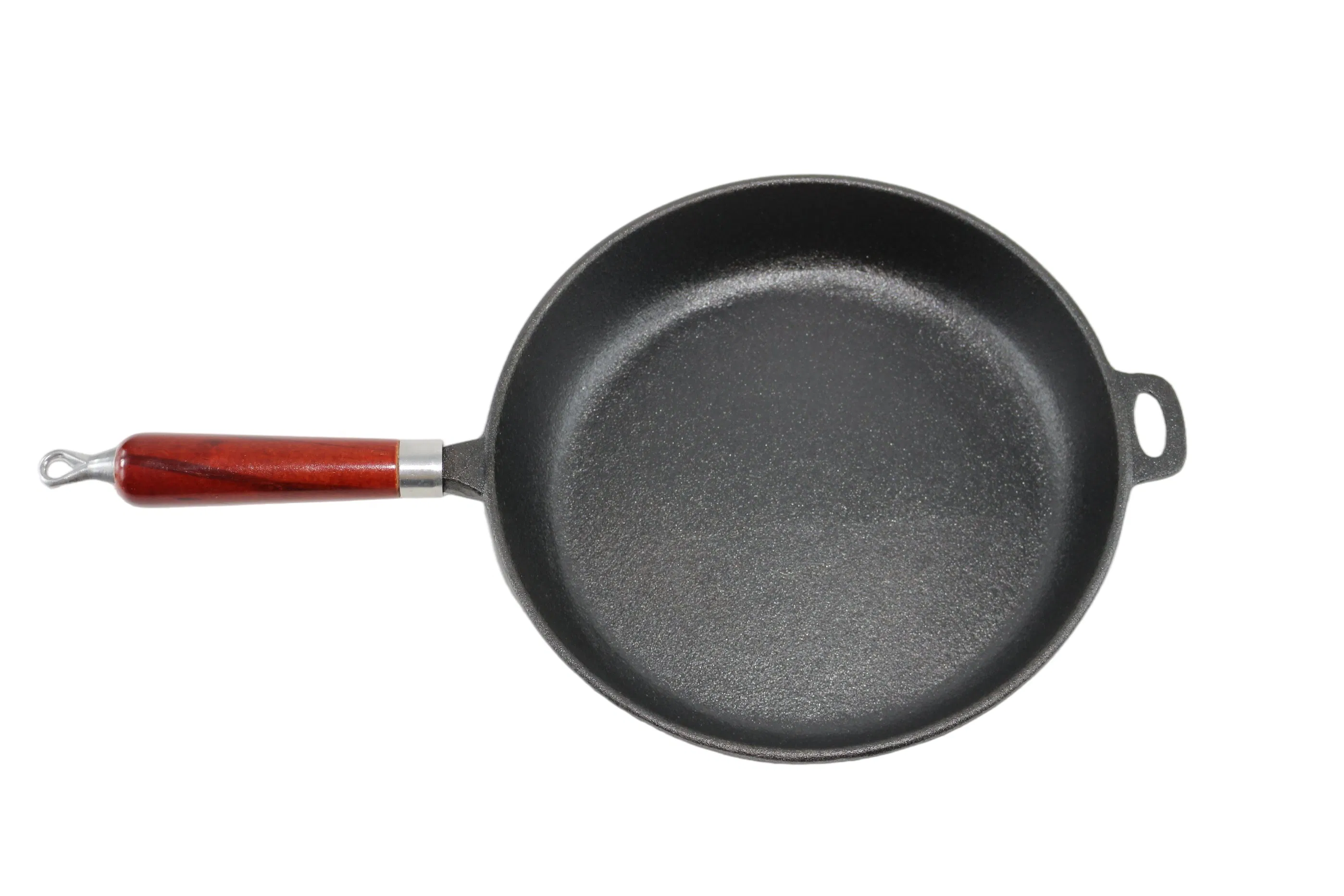 Чугунная сковорода круглая предварительно прокаленная