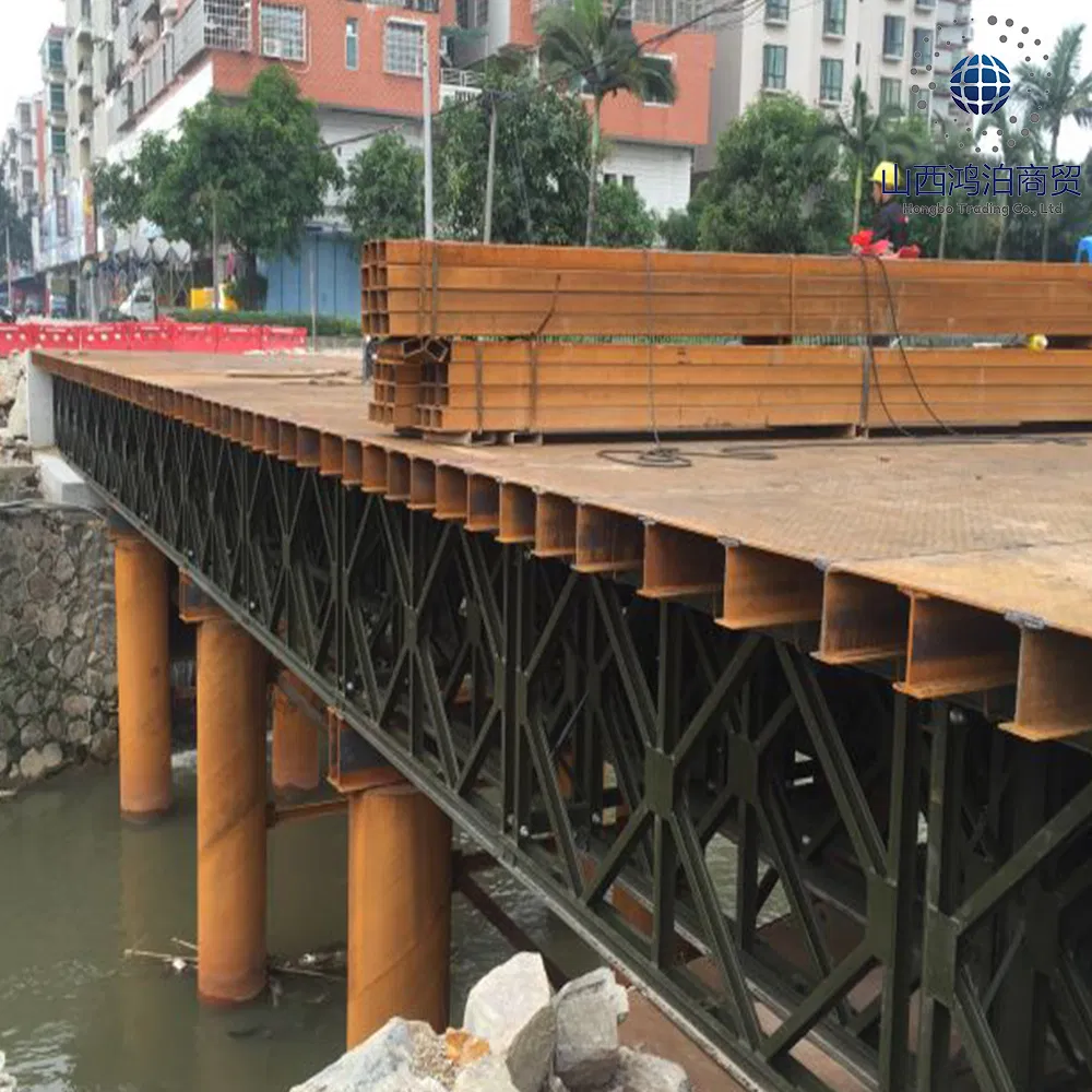 Modular Heavy-Load Bridge with Integrated Fall Protection and Impact Barriers