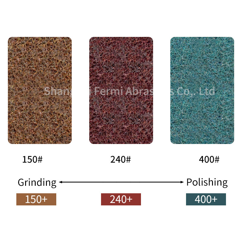 Шлифовальная лента 10X330 Medium Maroon Non Woven