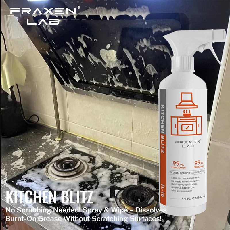 OEM Home Kitchen Cleaning Products Oil Cleaner Spray Multi-Purpose Kitchen Grease Cleaner Suitable for Stoves, Ovens, Grills