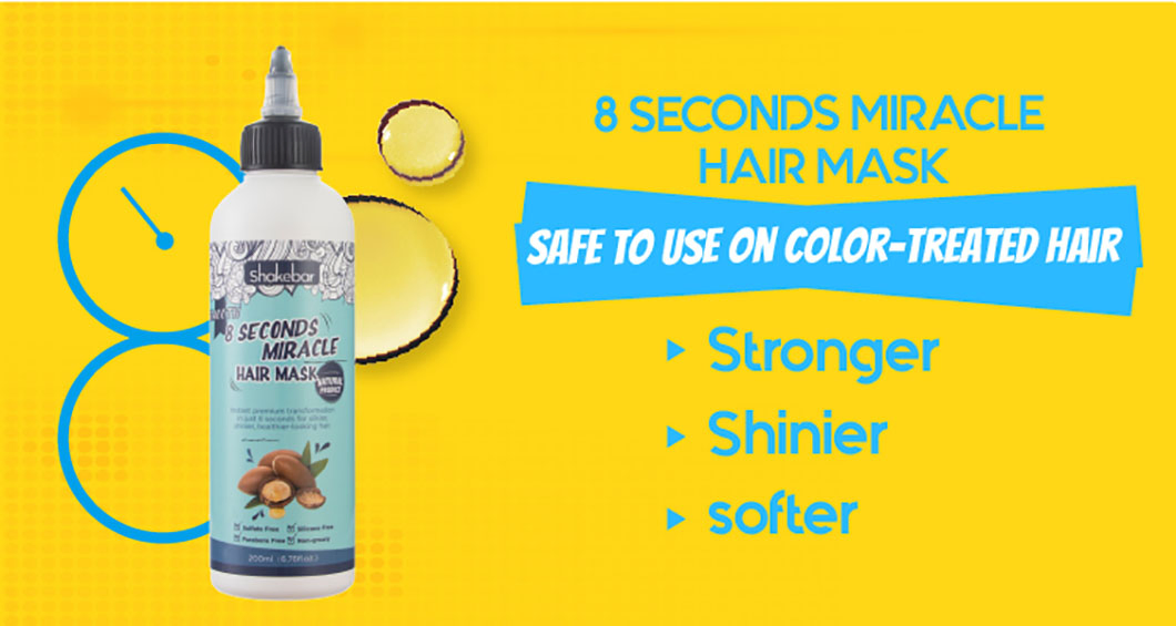 Shakebar Wholesale OEM/ODM Deeply Nourished Hydrating 8 Seconds Magical Hair Mask