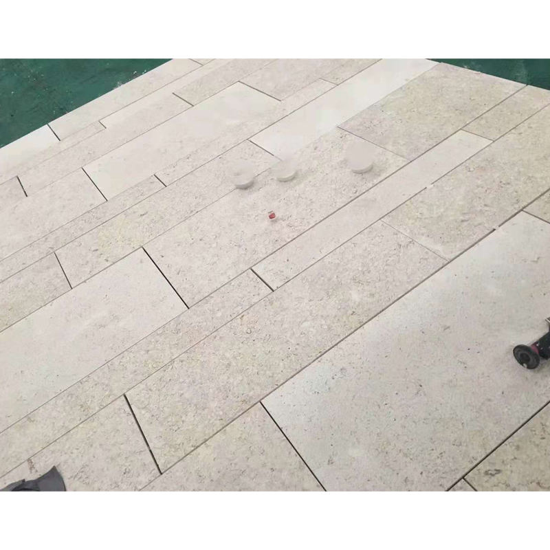 Yellow Cream Limestone Tile Outdoor Flooring