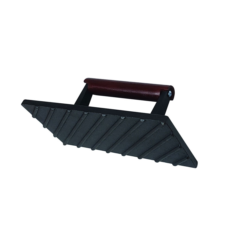 Kitchen Gadget 2024 New Arrivals BBQ Iron Meat Press Bacon Press Burger Press with Wooden Handle
